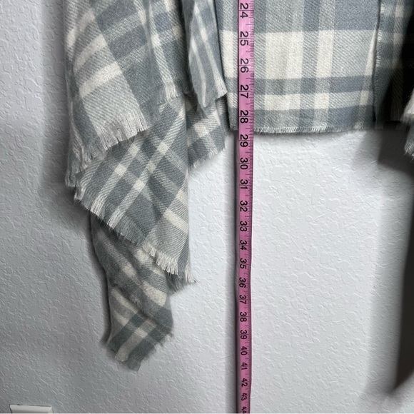 Seven Islands Cardigan Women One Size Draped Shawl Sweater Gray Open Front B18 - Picture 6 of 6